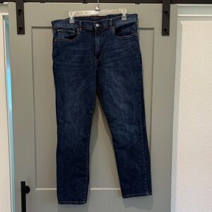 Lucky Brand Men's Dark Blue Straight Jeans